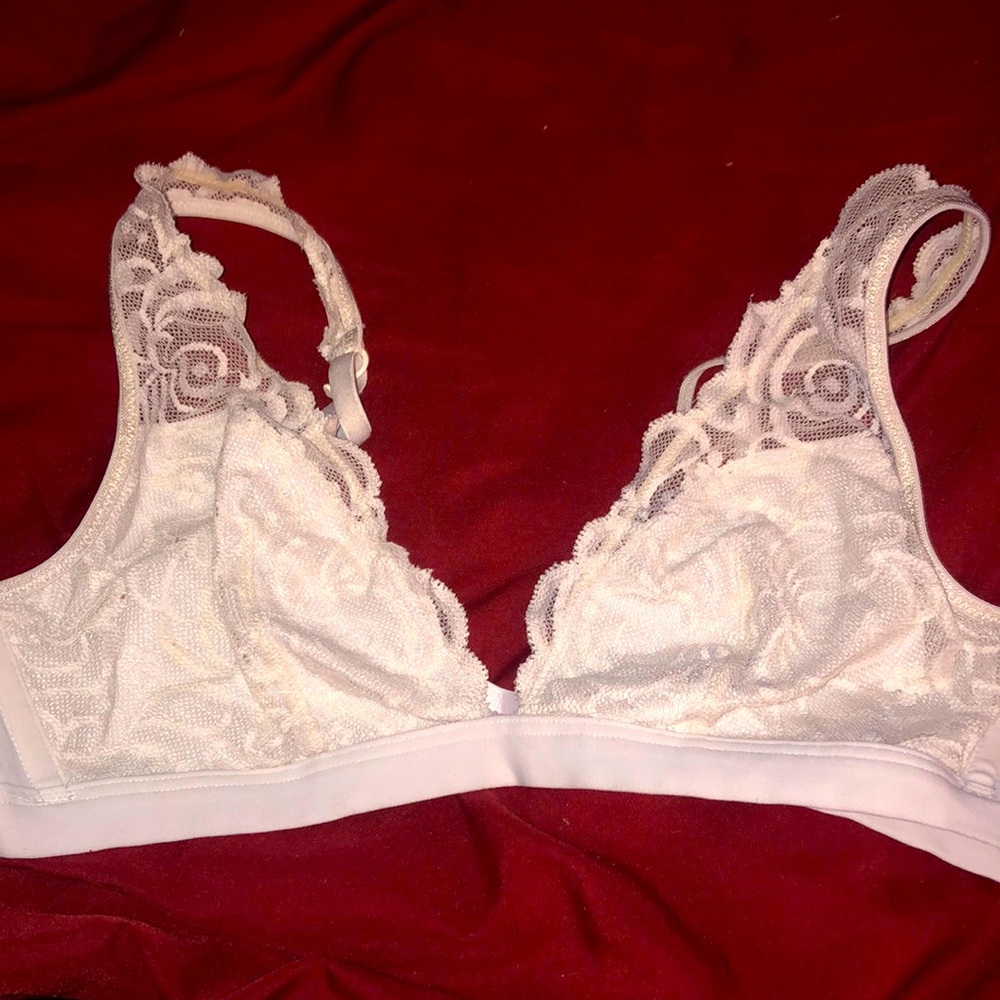 White VS Pink Bralette